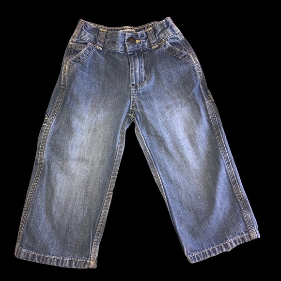 OSH KOSH B’GOSH PAINTER PANT JEANS SIZE 2 T - Picture 2 of 9